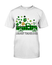 Luckiest Teacher Ever St Patrick's Day Classic T-Shirt front