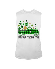 Luckiest Teacher Ever St Patrick's Day Sleeveless Tee tile