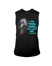 Horse I Will Wark By Faith Sleeveless Tee tile