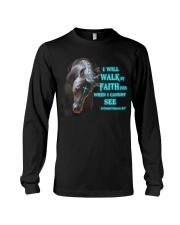 Horse I Will Wark By Faith Long Sleeve Tee tile