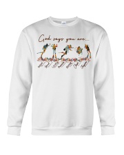 scuba god says you are Crewneck Sweatshirt tile