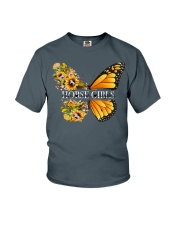 Horse Girls Ride Love Inspire Youth T-Shirt tile