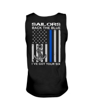 Sailor Back The Blue 2 Sides Unisex Tank tile