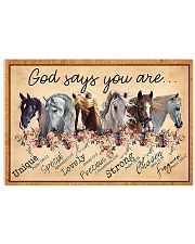 God Says You Are Beautiful Horse 17x11 Poster front