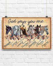 God Says You Are Beautiful Horse 17x11 Poster poster-landscape-17x11-lifestyle-17