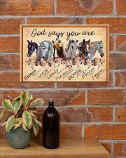 God Says You Are Beautiful Horse 17x11 Poster poster-landscape-17x11-lifestyle-23
