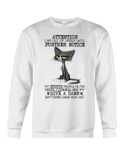 Attention I'M Out Of Order Crewneck Sweatshirt tile