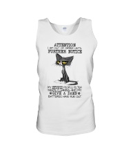 Attention I'M Out Of Order Unisex Tank tile