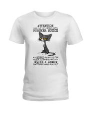 Attention I'M Out Of Order Ladies T-Shirt tile