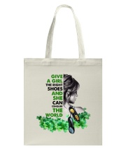 Irish Dancing Girl Give A Girl The Right Shoes Tote Bag tile