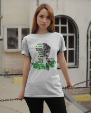 Irish Dancing Girl Give A Girl The Right Shoes Classic T-Shirt apparel-classic-tshirt-lifestyle-19