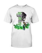 Irish Dancing Girl Give A Girl The Right Shoes Classic T-Shirt front