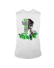 Irish Dancing Girl Give A Girl The Right Shoes Sleeveless Tee tile