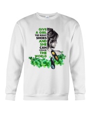 Irish Dancing Girl Give A Girl The Right Shoes Crewneck Sweatshirt tile