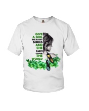 Irish Dancing Girl Give A Girl The Right Shoes Youth T-Shirt tile