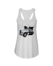 378 P Triaxle dump Ladies Flowy Tank tile