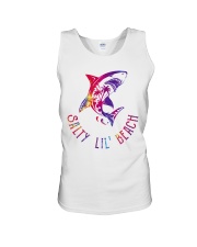 Shark Salty Lil' Beach Unisex Tank tile