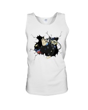 Scuba diving crack Unisex Tank tile