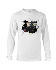 Scuba diving crack Long Sleeve Tee tile
