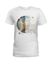 Baseball You Are Beautiful Ladies T-Shirt tile