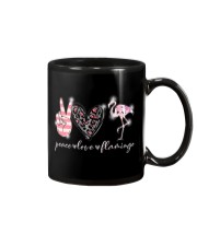 Peace Love Flamingo Mug tile