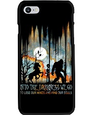 And into the darkness we go Phone Case tile