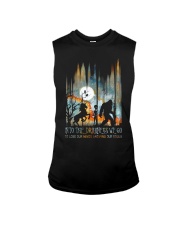 And into the darkness we go Sleeveless Tee tile