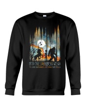 And into the darkness we go Crewneck Sweatshirt tile