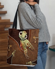 Turtle Leather All-over Tote aos-all-over-tote-lifestyle-front-09