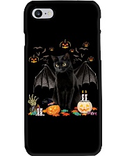 Black Cat Halloween Phone Case tile