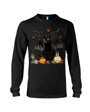 Black Cat Halloween Long Sleeve Tee tile