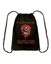Fishing Find Your Own Spot Drawstring Bag tile