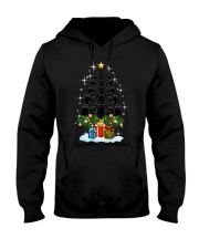 Black Cat Tree Christmas Hooded Sweatshirt tile
