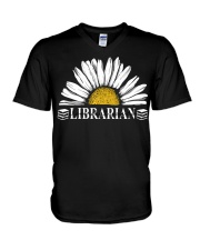 Reading Love What You Do Librarian V-Neck T-Shirt tile
