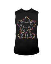 Elephant Christmas Light Sleeveless Tee tile