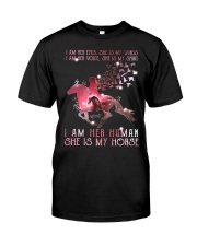 I Am Her Human She Is My Horse Classic T-Shirt tile