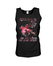 I Am Her Human She Is My Horse Unisex Tank tile