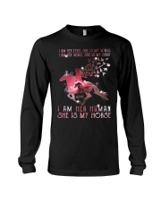 I Am Her Human She Is My Horse Long Sleeve Tee tile