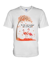 It is The Most Wonderful Time V-Neck T-Shirt tile