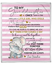 To My Granddaughter Once Upon A Time Fleece Blanket tile