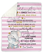 To My Granddaughter Once Upon A Time Sherpa Fleece Blanket - 50" x 60" front