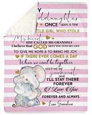 To My Granddaughter Once Upon A Time Sherpa Fleece Blanket tile