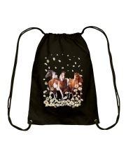 Horse Girl Daisy Drawstring Bag tile