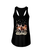 Horse Girl Daisy Ladies Flowy Tank tile
