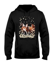 Horse Girl Daisy Hooded Sweatshirt tile