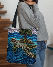 Turtle Quilling All-over Tote aos-all-over-tote-lifestyle-front-09