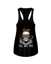 Hairdresser I'll Cut You Back Ladies Flowy Tank tile