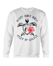 Turtle-Salty By Choice Crewneck Sweatshirt tile