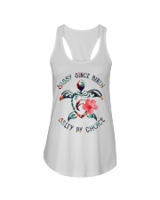 Turtle-Salty By Choice Ladies Flowy Tank tile