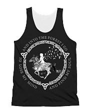Horse Circle And Into The Forest All-Over Unisex Tank tile